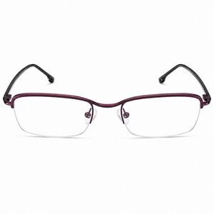 Fiction by L.A Eyeworks Rimless Eyeglasses Frame Unisex Adult Black 9-06 Plum